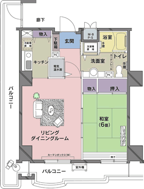 B1タイプ 間取り図