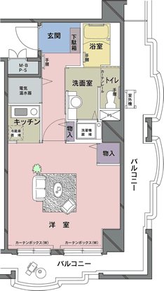 Dタイプ 間取り図