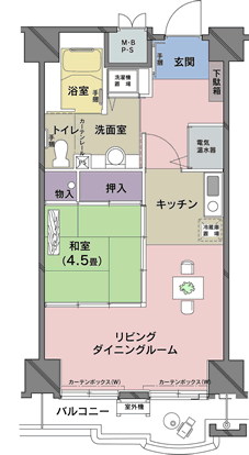 Gタイプ 間取り図