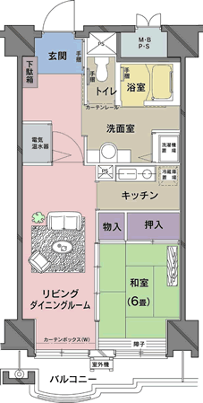 Iタイプ 間取り図